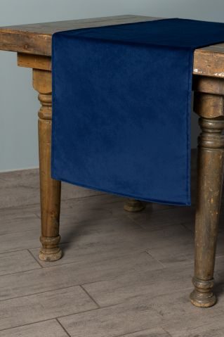 Specialty Velvet Sapphire table runner